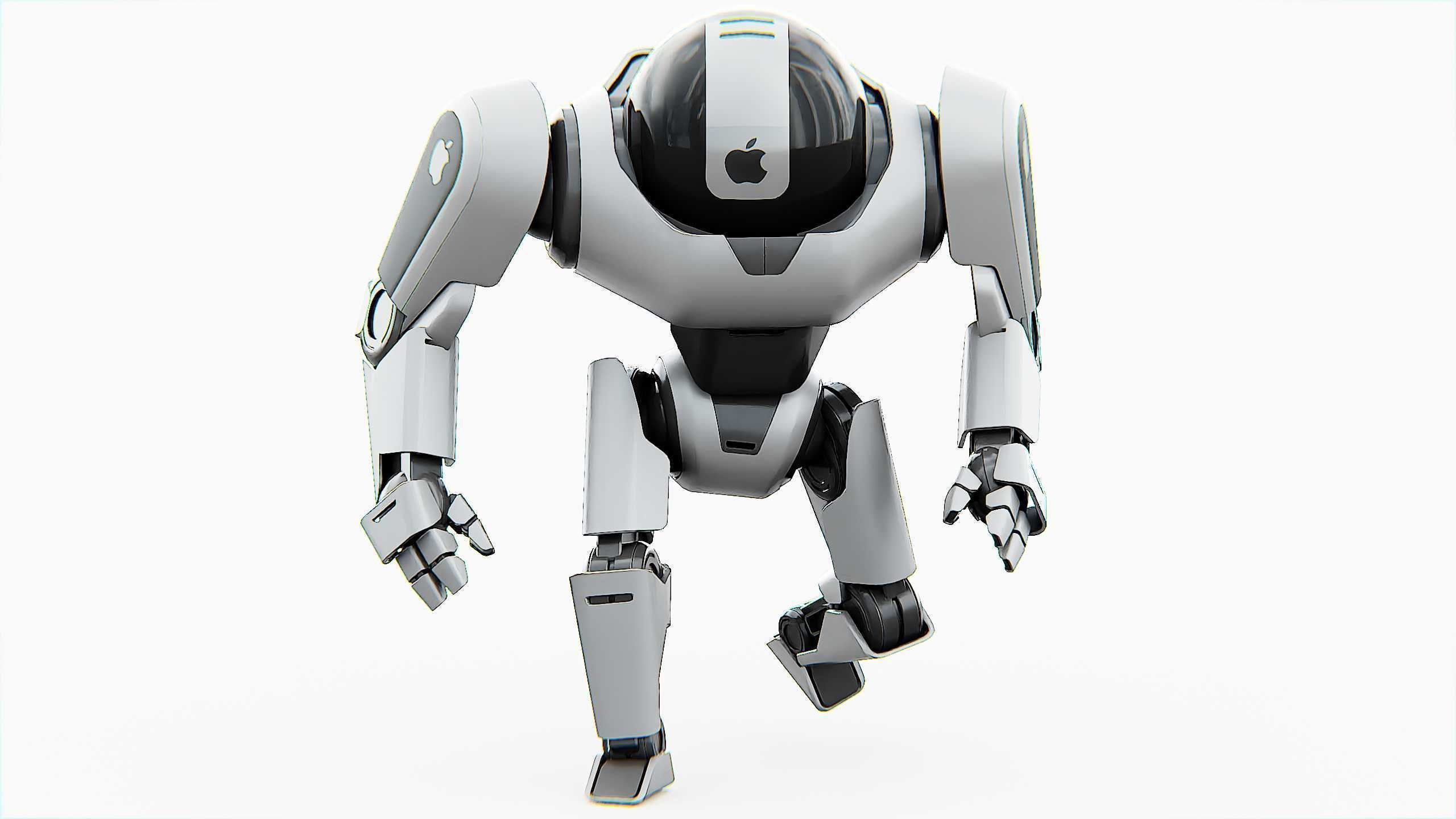 APPLE BOT Rigged for Unreal Engine - Unity - MIXAMO  3D model_20