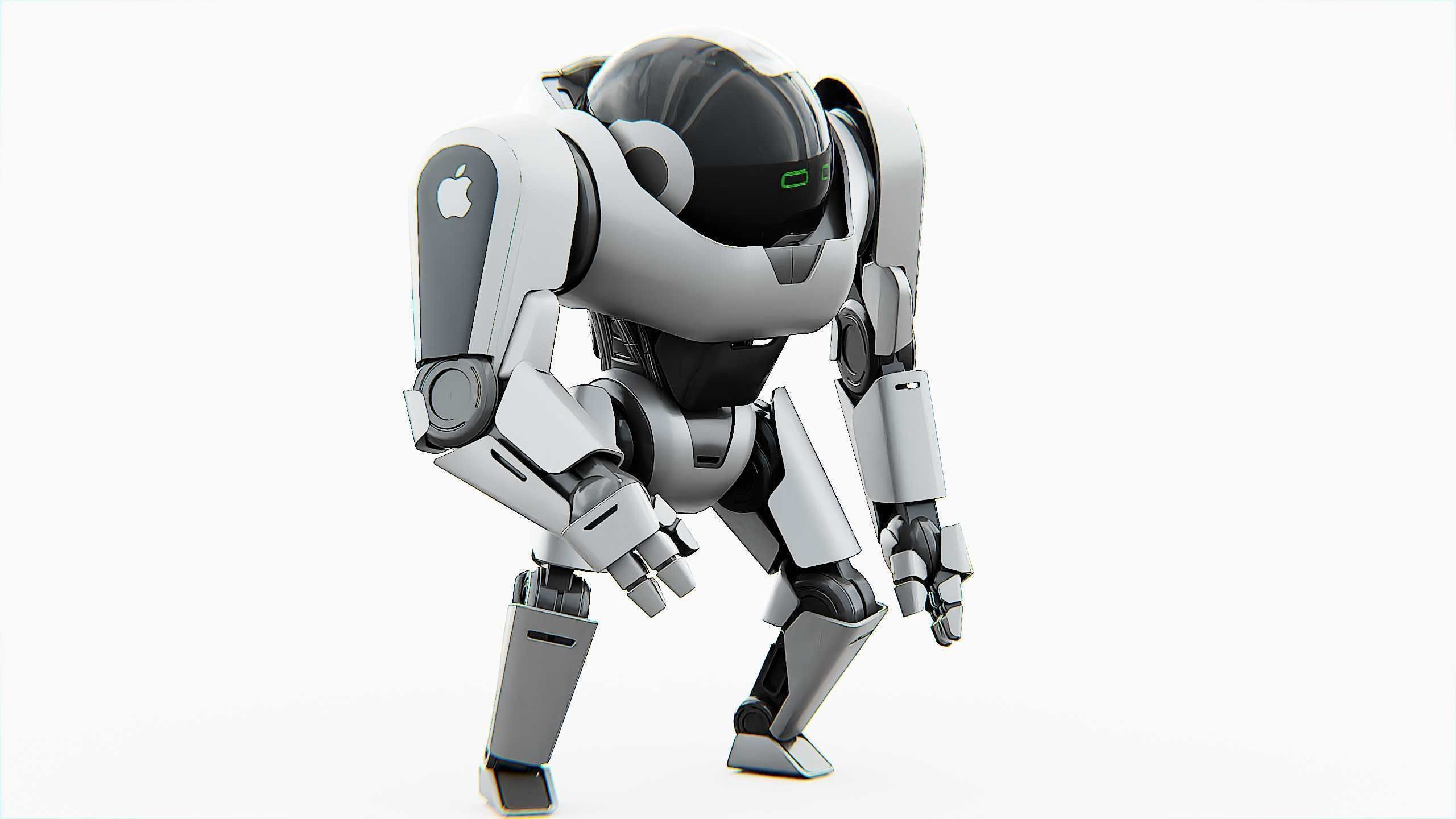 APPLE BOT Rigged for Unreal Engine - Unity - MIXAMO  3D model_30