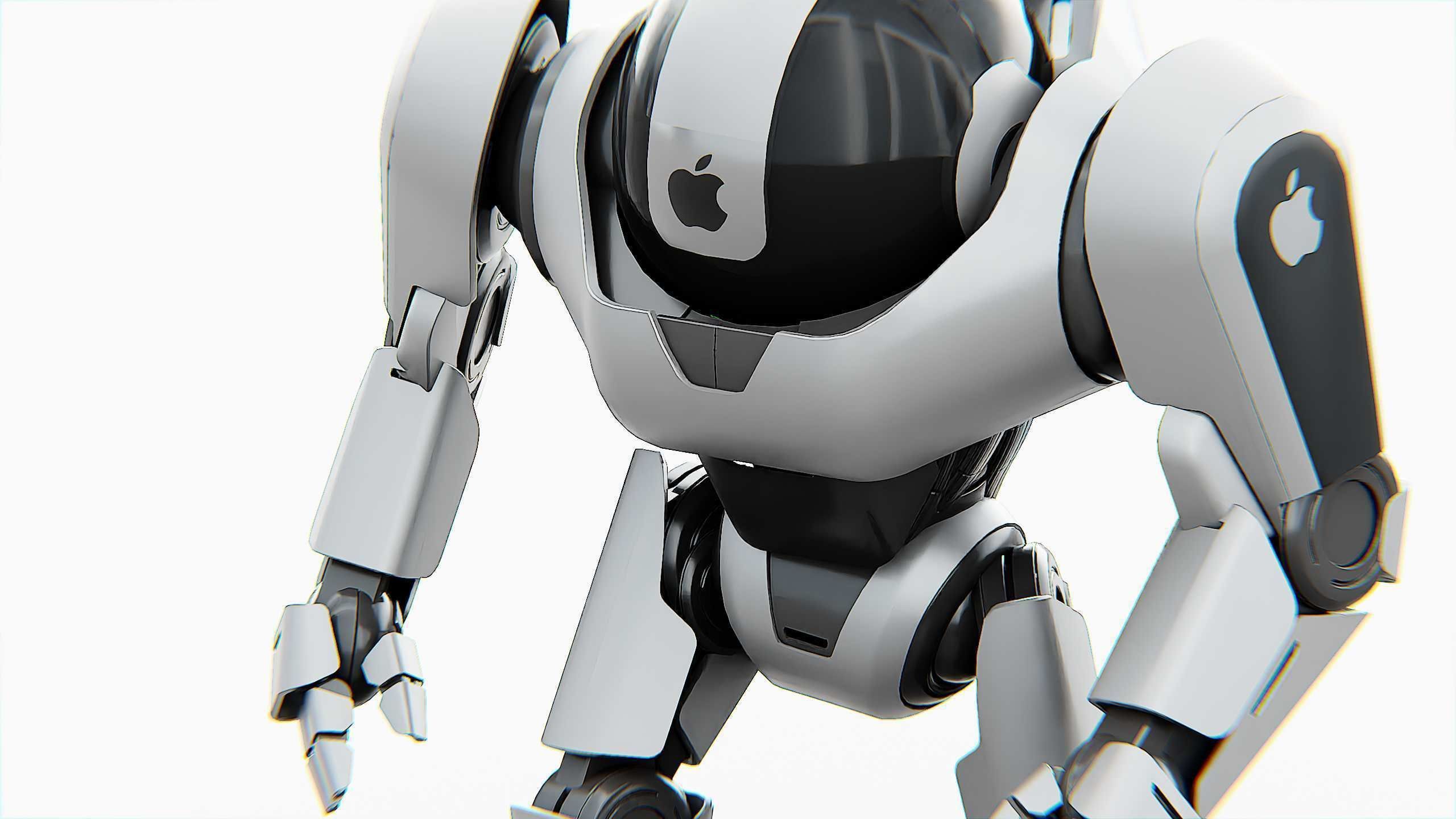 APPLE BOT Rigged for Unreal Engine - Unity - MIXAMO  3D model_21