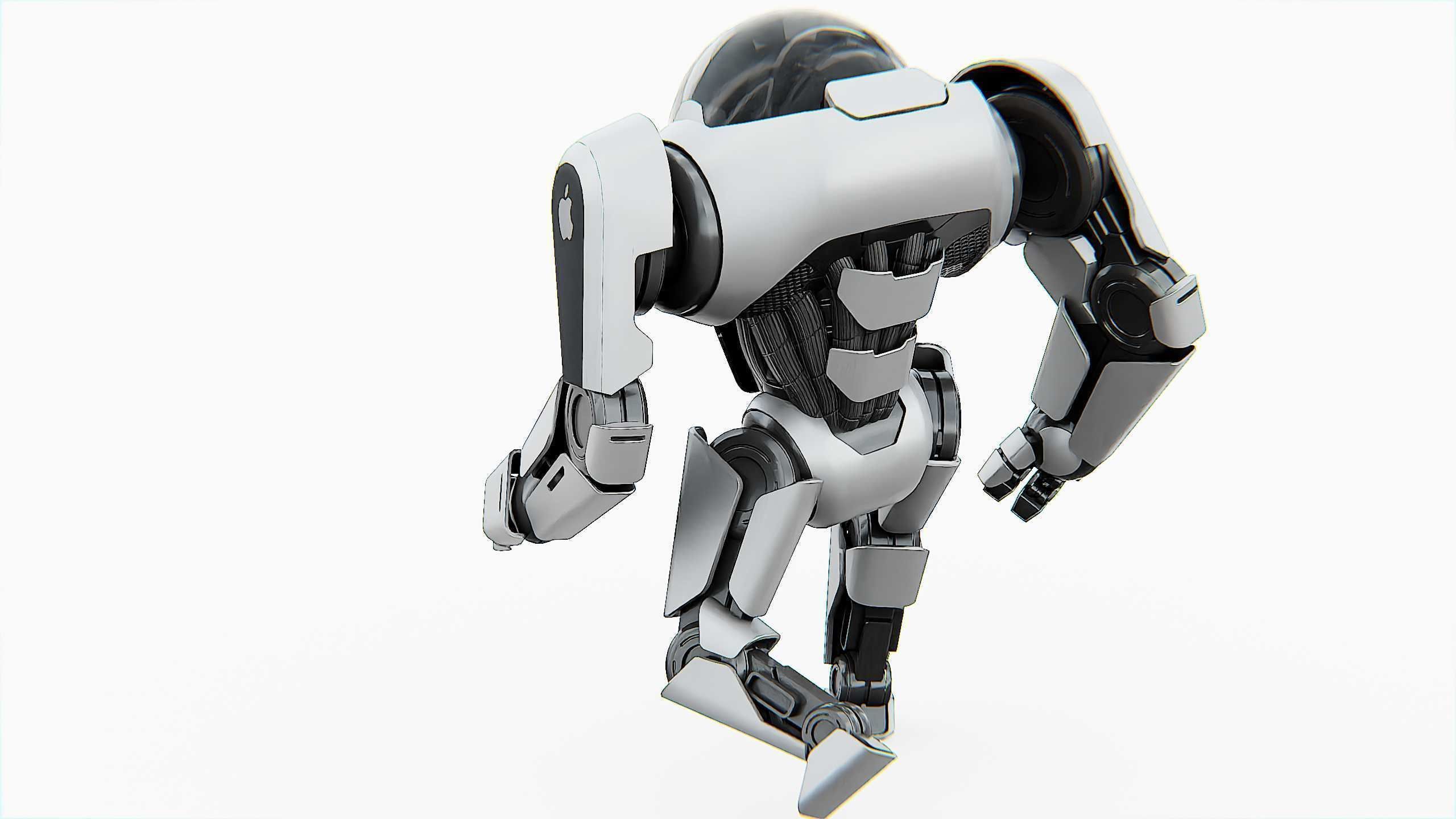 APPLE BOT Rigged for Unreal Engine - Unity - MIXAMO  3D model_25