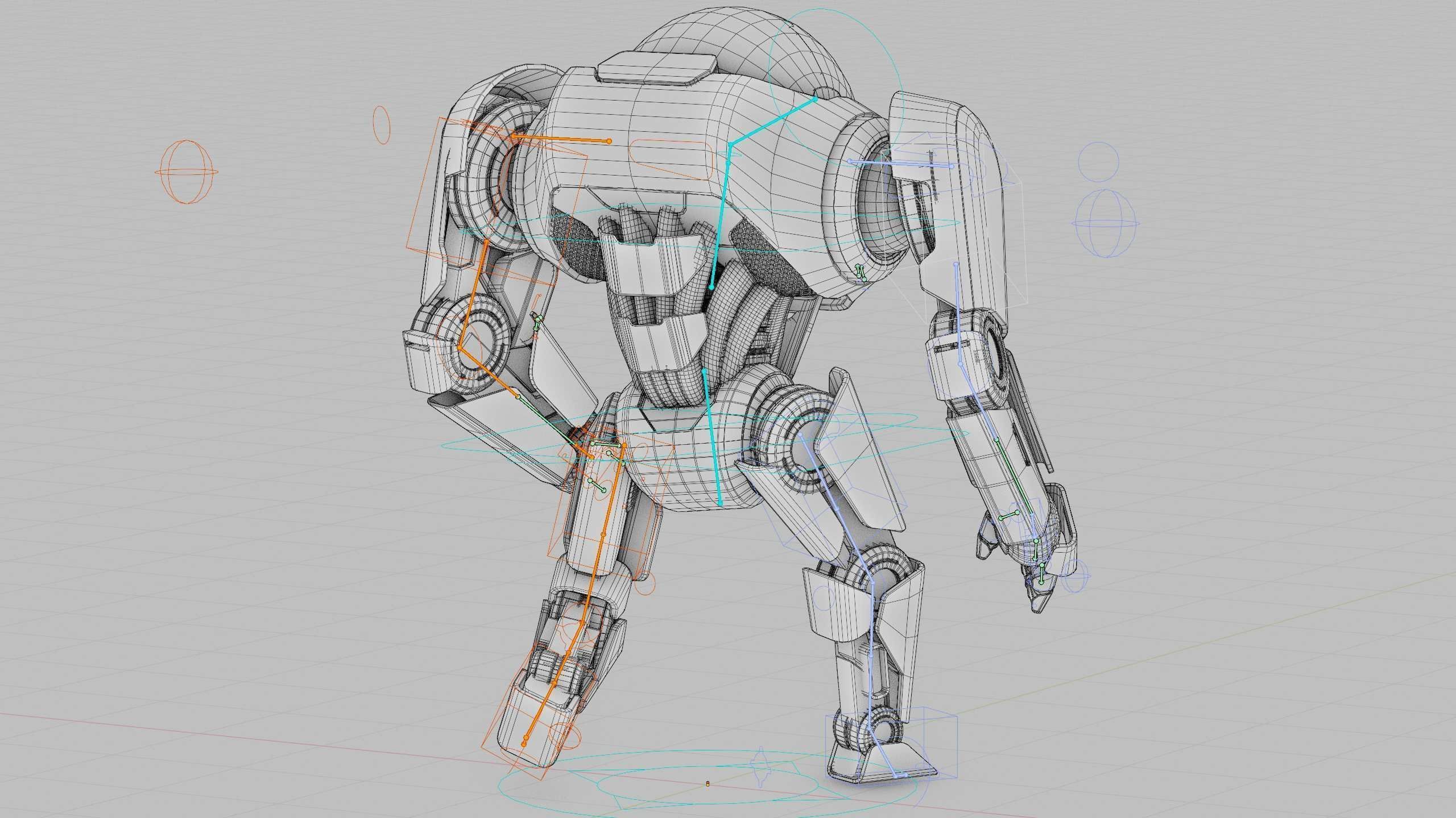 APPLE BOT Rigged for Unreal Engine - Unity - MIXAMO  3D model_41