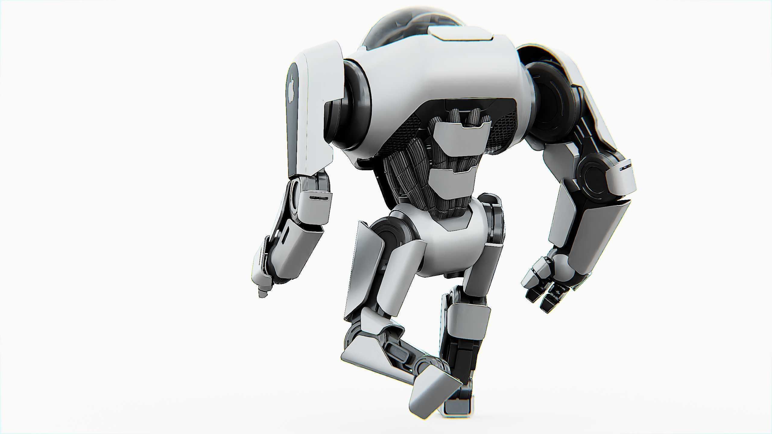 APPLE BOT Rigged for Unreal Engine - Unity - MIXAMO  3D model_10
