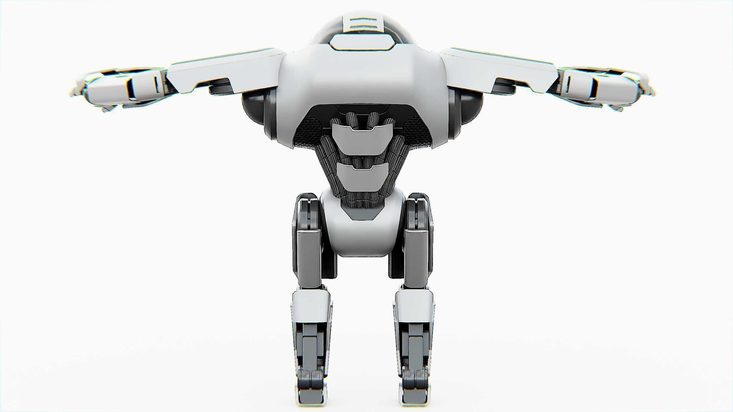 APPLE BOT Rigged for Unreal Engine - Unity - MIXAMO  3D model_27