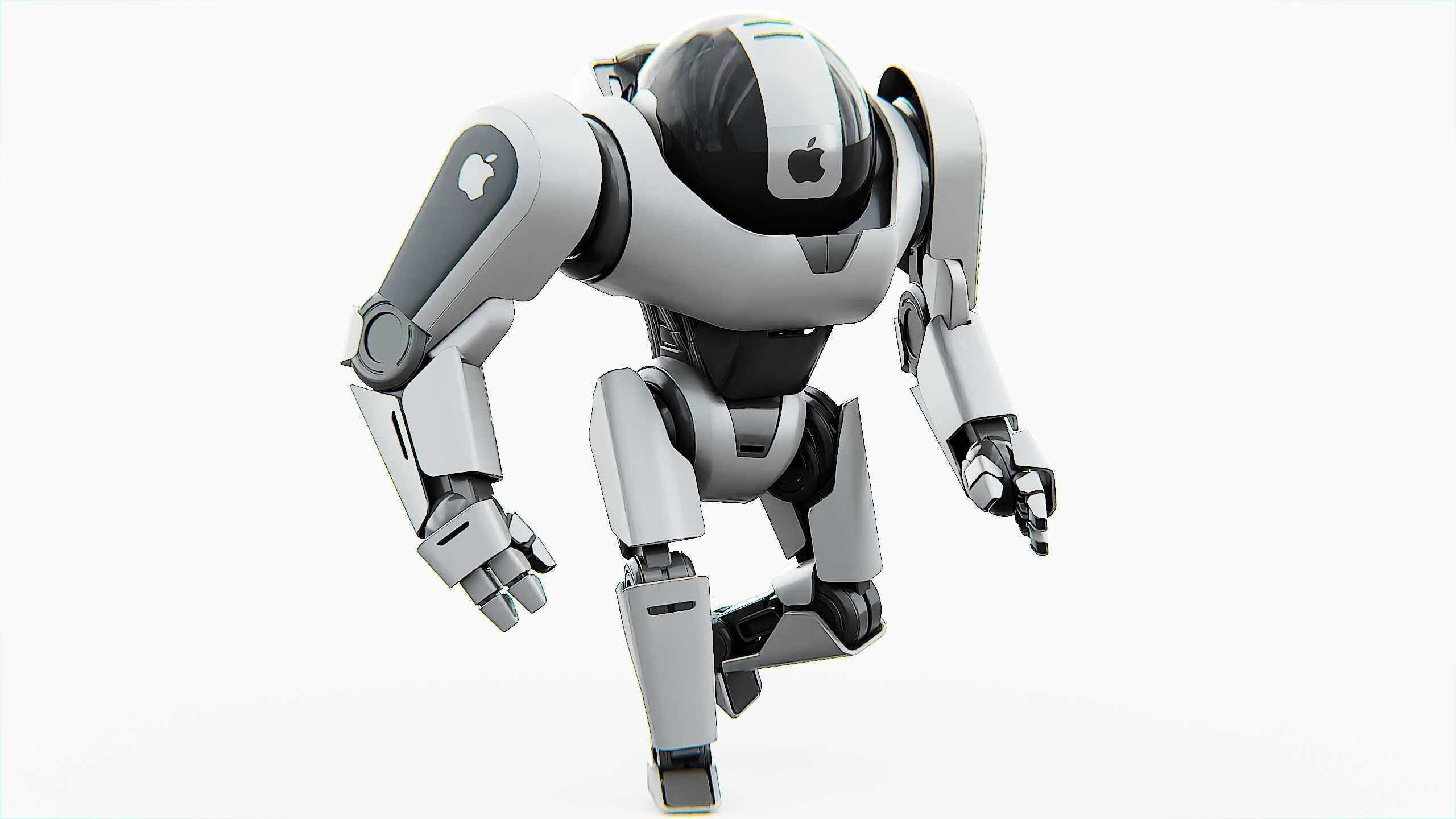 APPLE BOT Rigged for Unreal Engine - Unity - MIXAMO  3D model_19