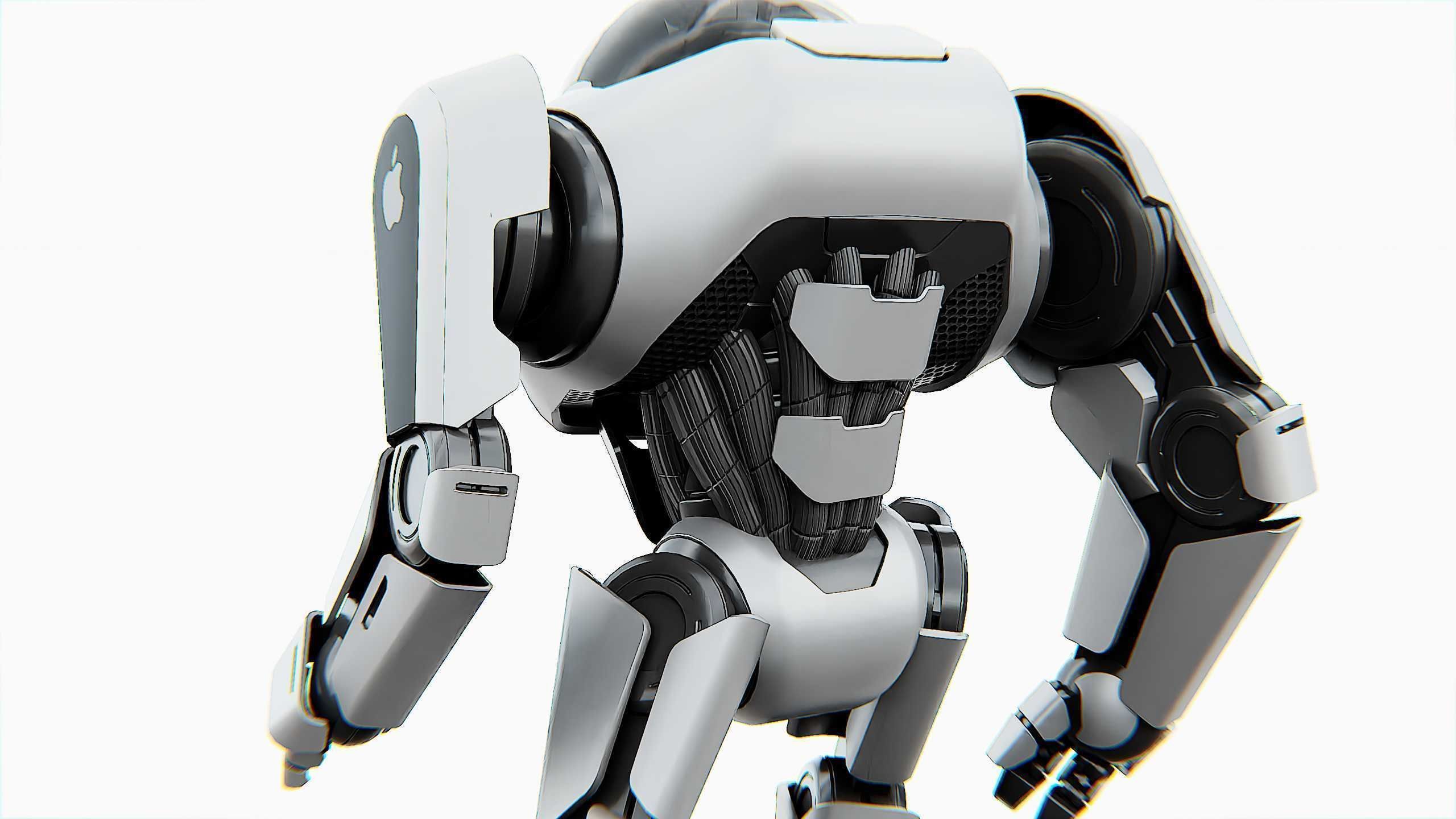 APPLE BOT Rigged for Unreal Engine - Unity - MIXAMO  3D model_22