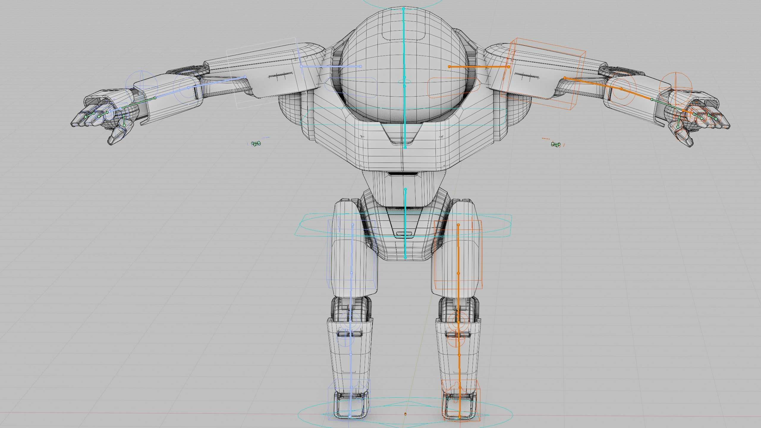 APPLE BOT Rigged for Unreal Engine - Unity - MIXAMO  3D model_42