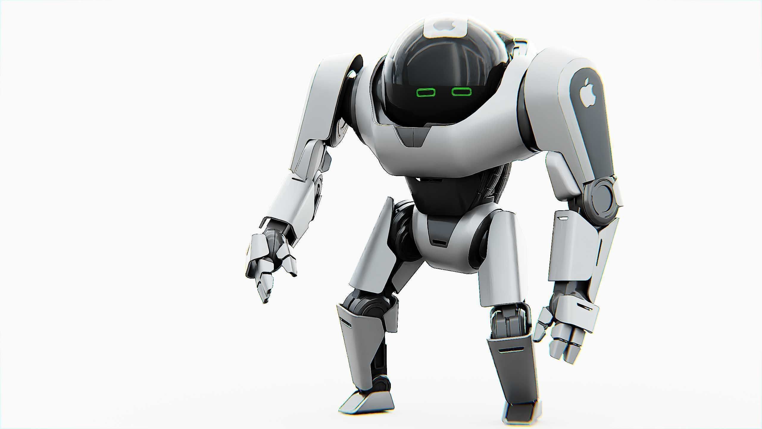 APPLE BOT Rigged for Unreal Engine - Unity - MIXAMO  3D model_28