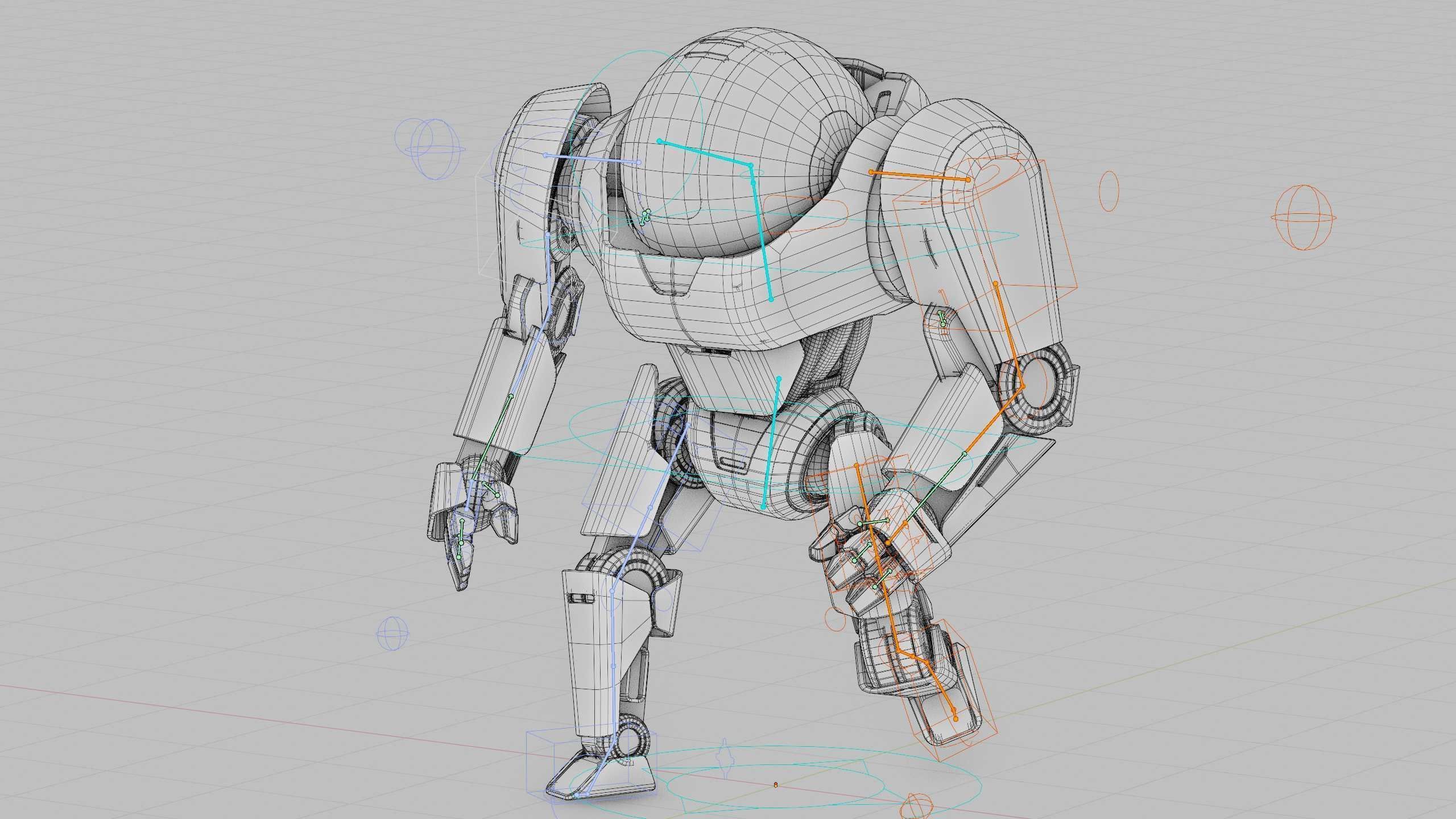 APPLE BOT Rigged for Unreal Engine - Unity - MIXAMO  3D model_40