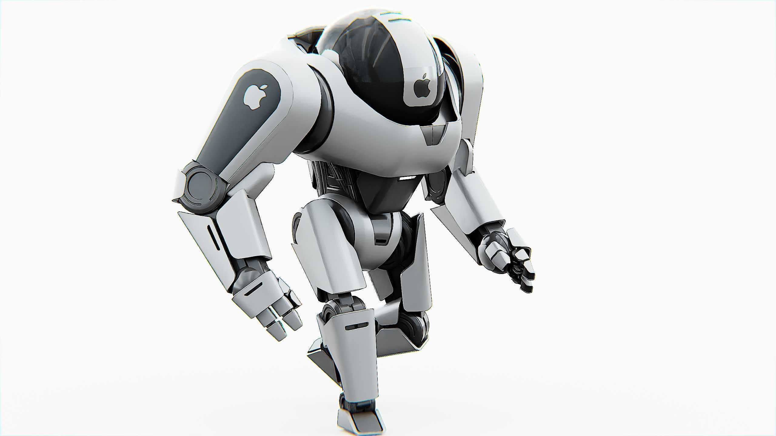 APPLE BOT Rigged for Unreal Engine - Unity - MIXAMO  3D model_18