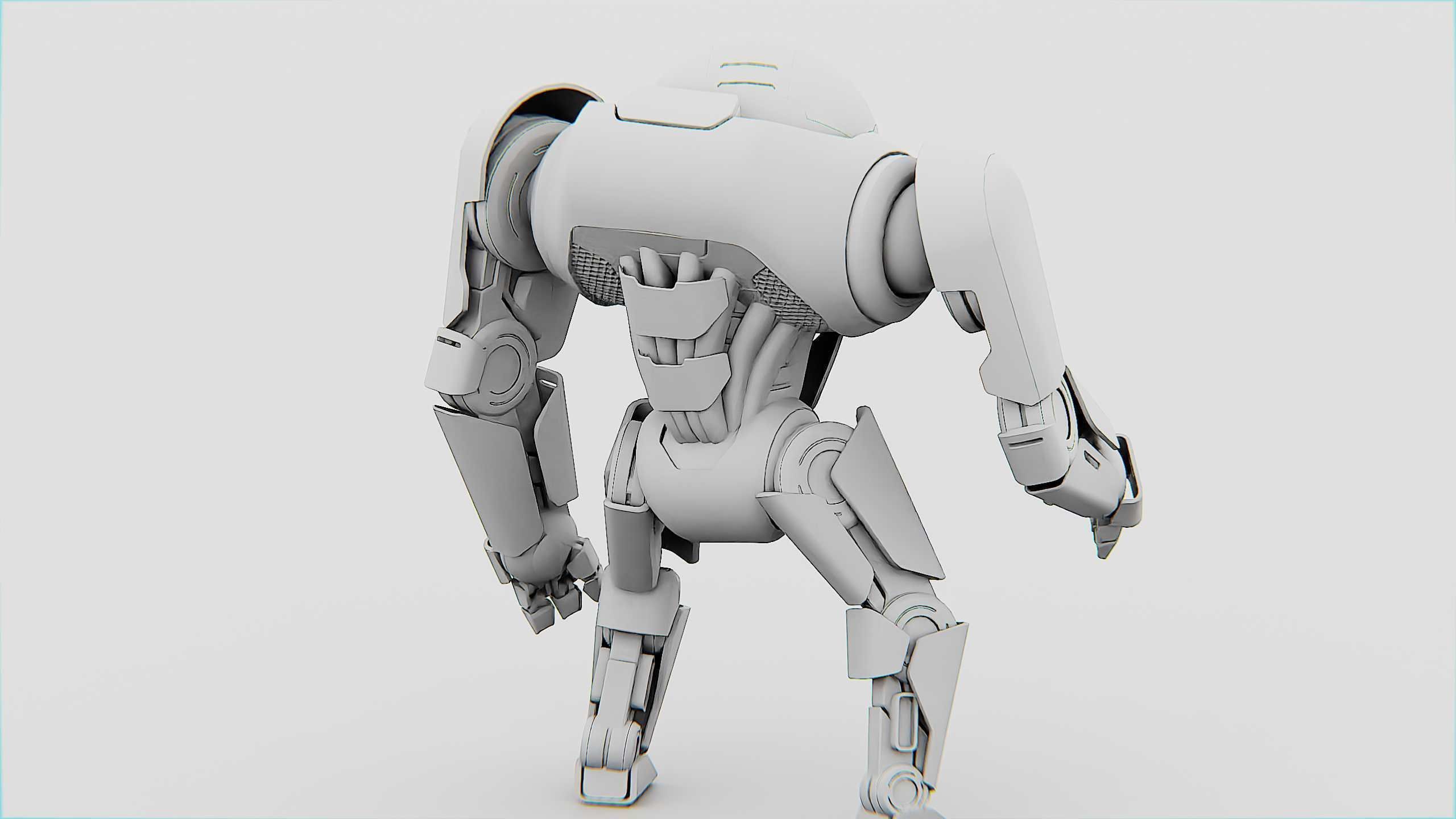 APPLE BOT Rigged for Unreal Engine - Unity - MIXAMO  3D model_33
