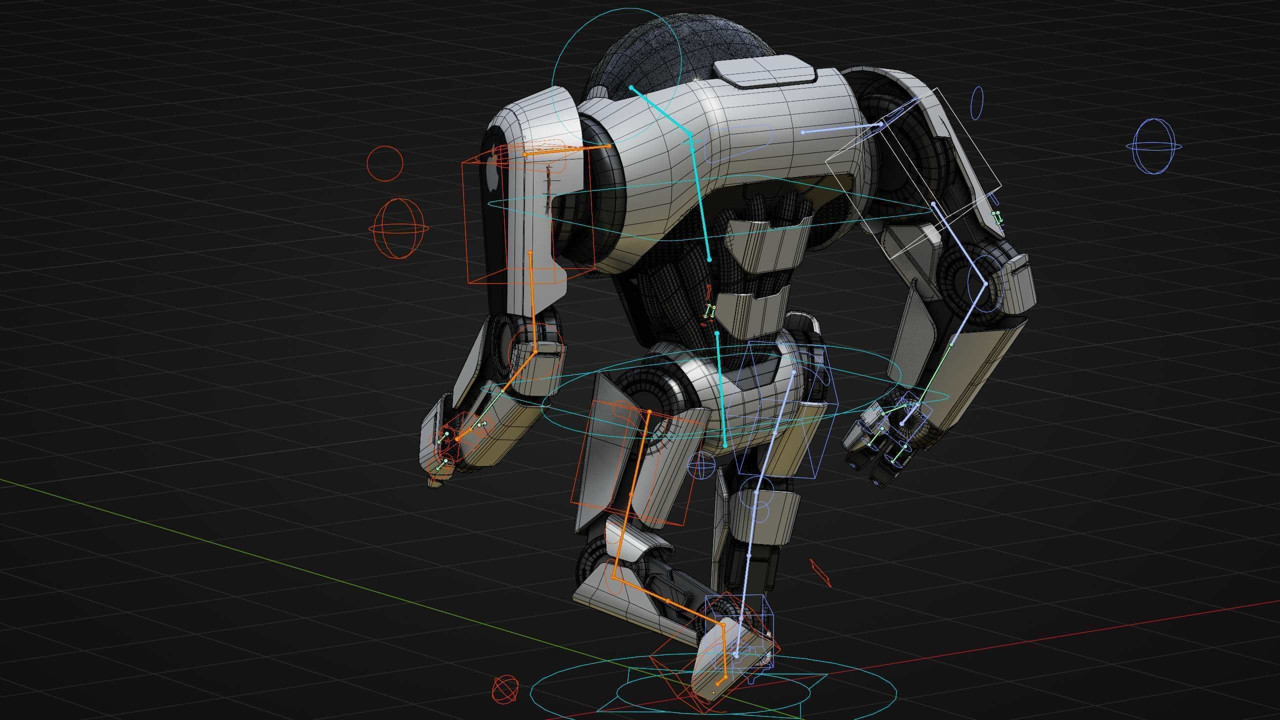 APPLE BOT Rigged for Unreal Engine - Unity - MIXAMO  3D model_38