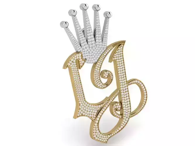 LJ Crown Pendant 3851