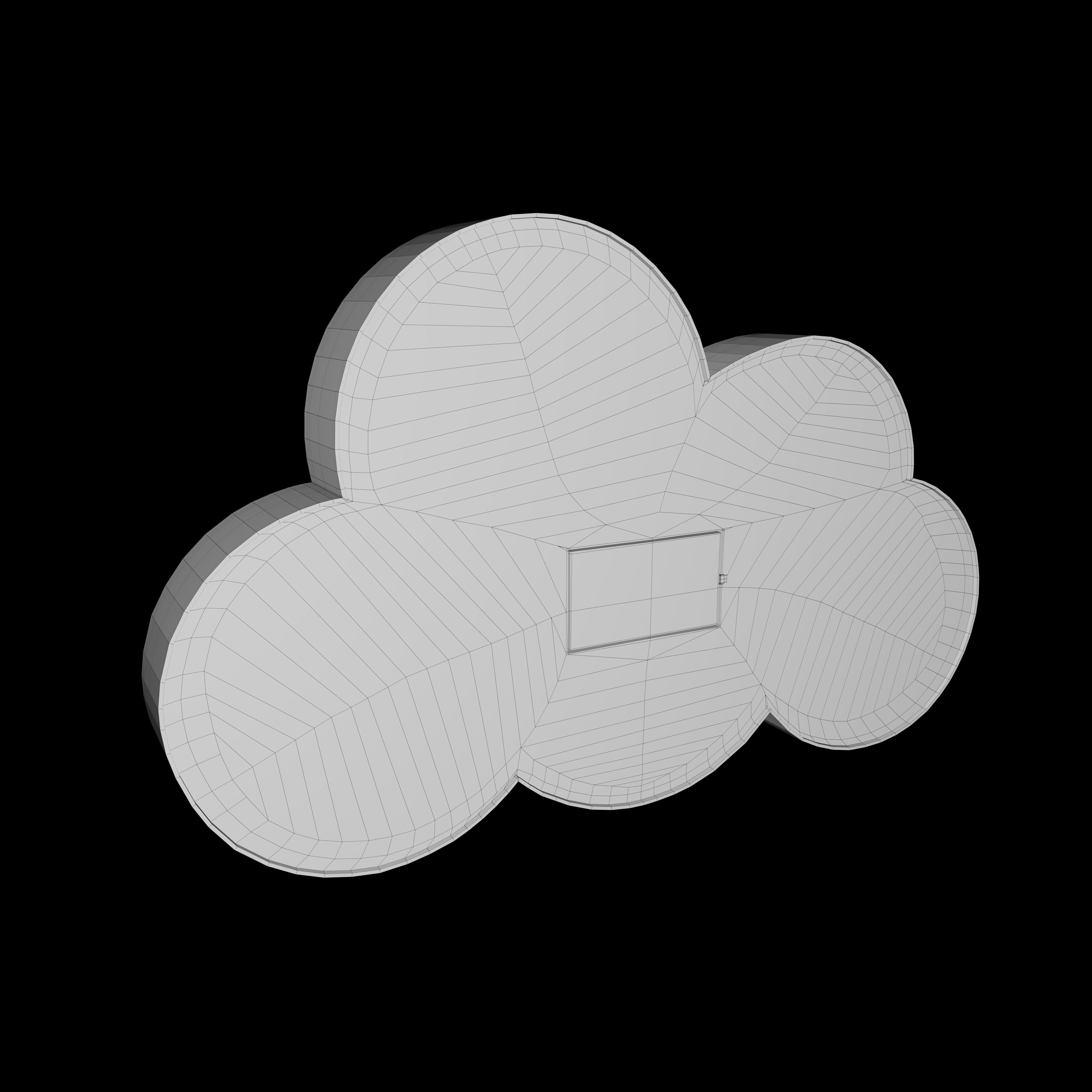 Cloud-shaped Nightlight 3D model_14
