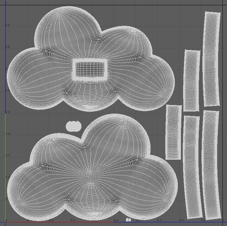 Cloud-shaped Nightlight 3D model_12