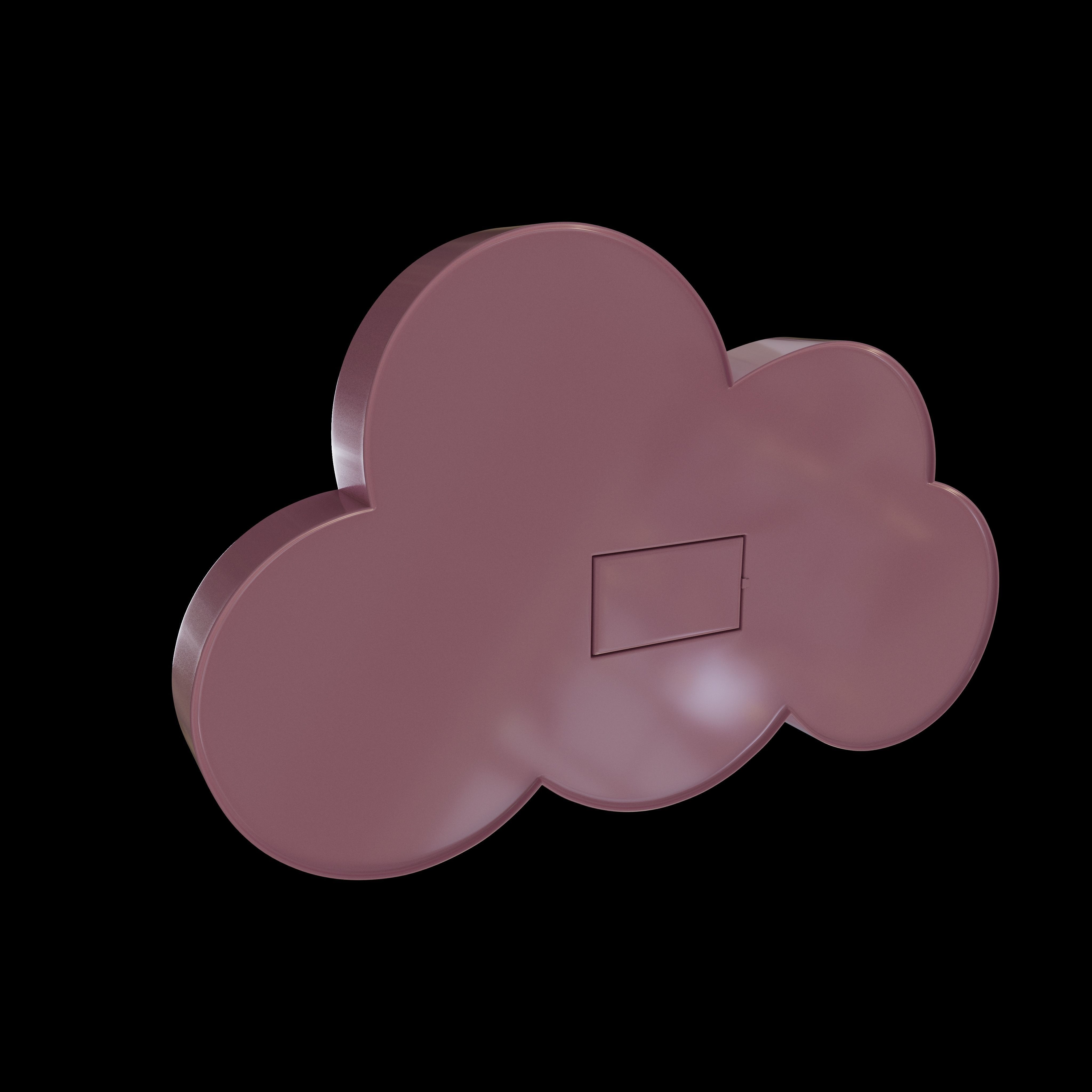 Cloud-shaped Nightlight 3D model_9