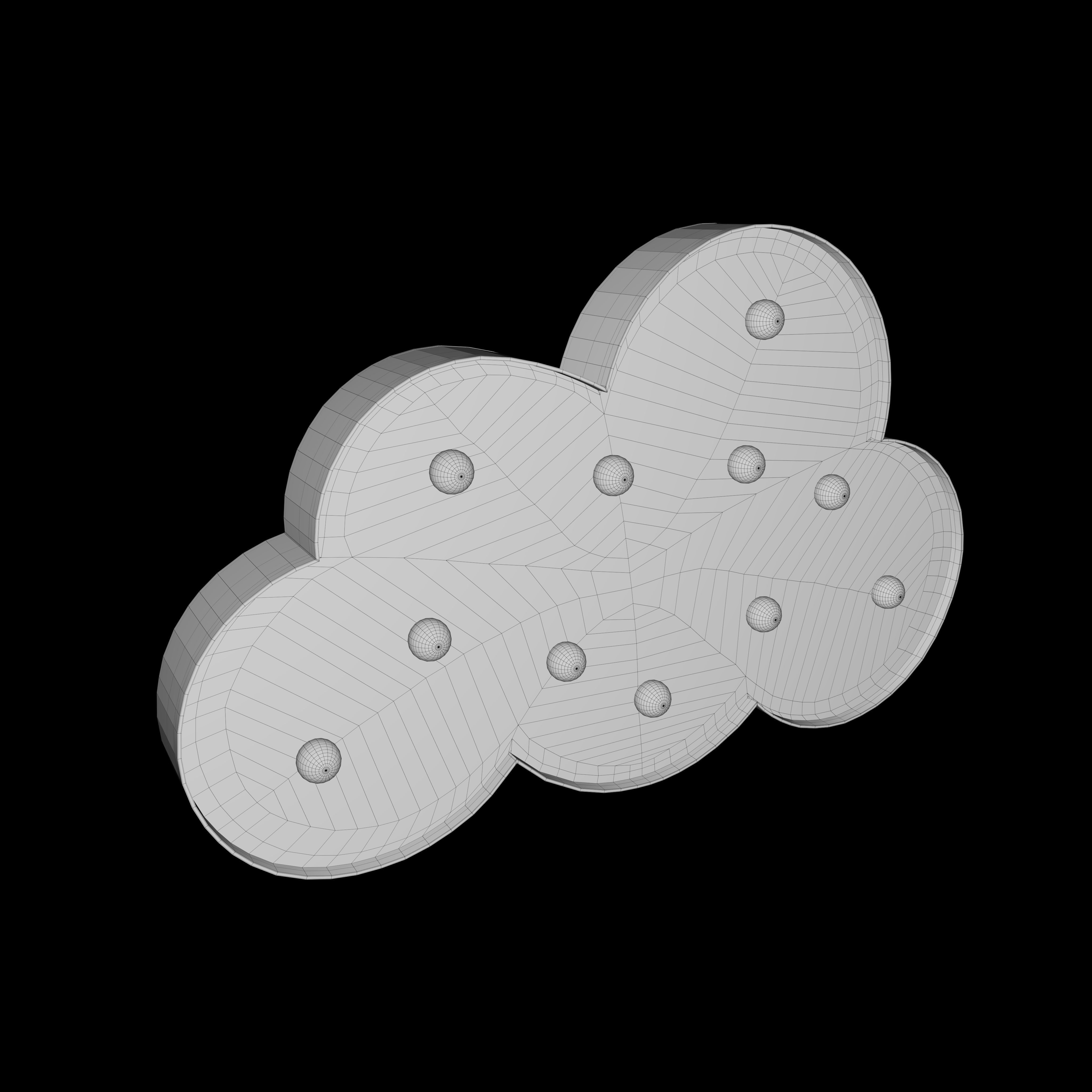 Cloud-shaped Nightlight 3D model_15