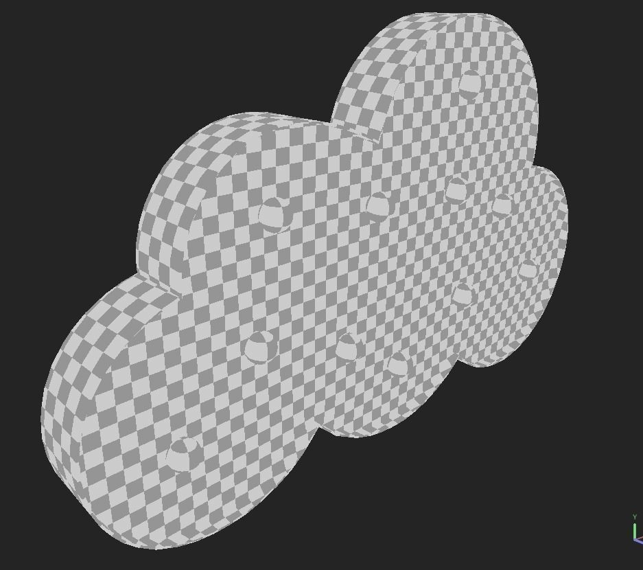 Cloud-shaped Nightlight 3D model_17