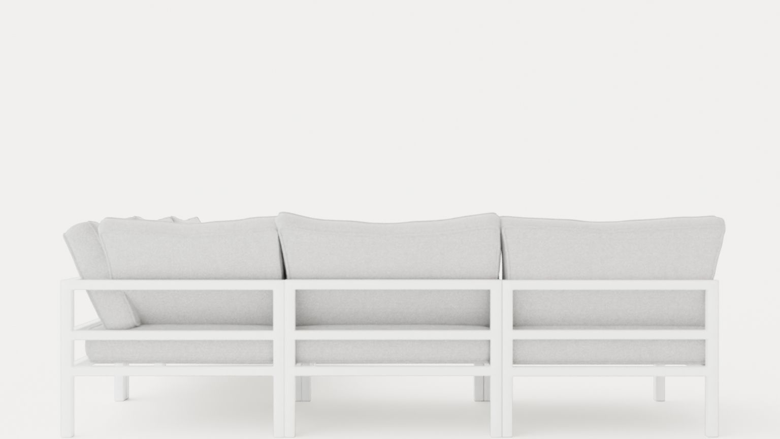 Leone sofa group Low-poly 3D model_4