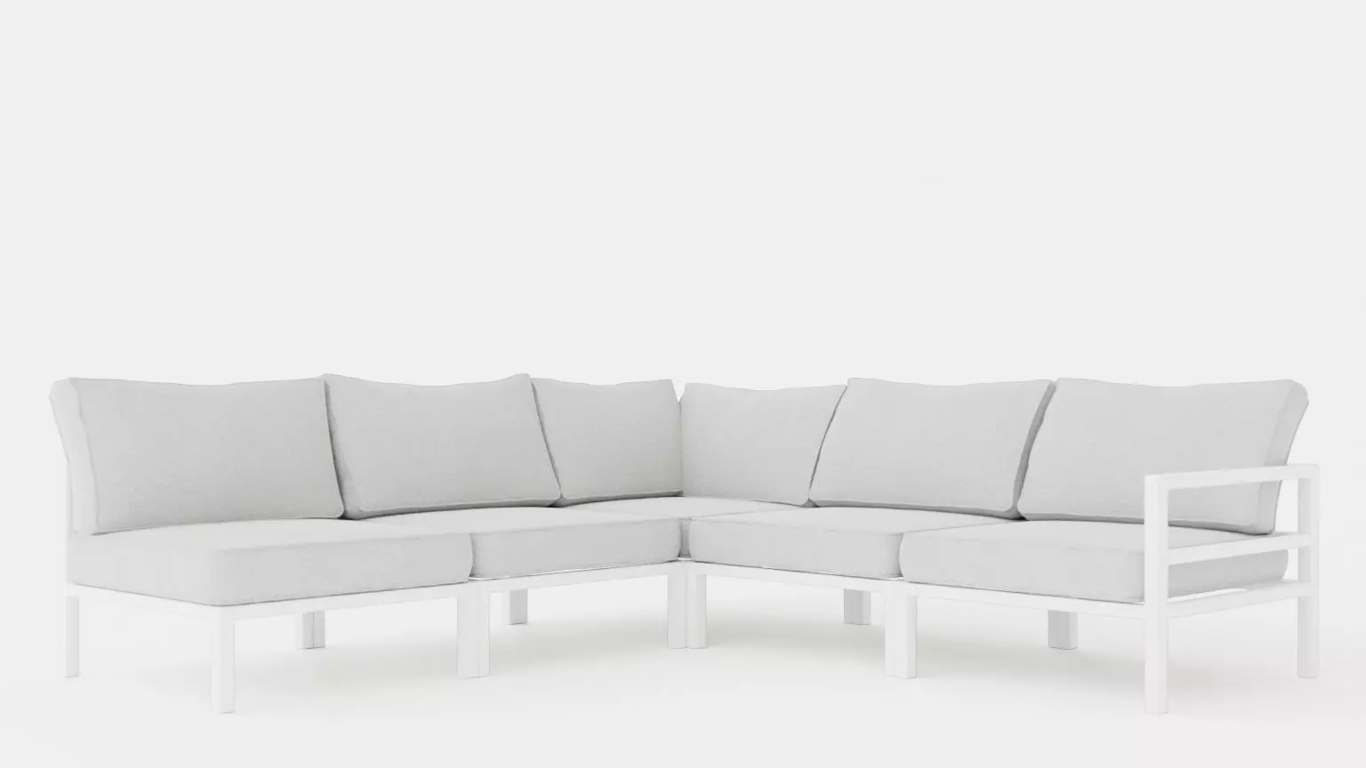 Leone sofa group Low-poly 3D model_0