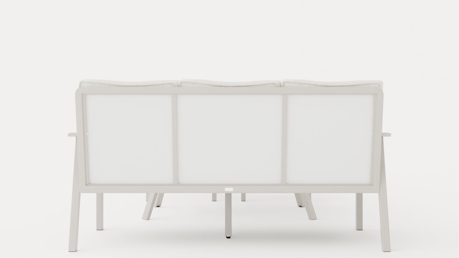 Samvaro sofa set Low-poly 3D model_4