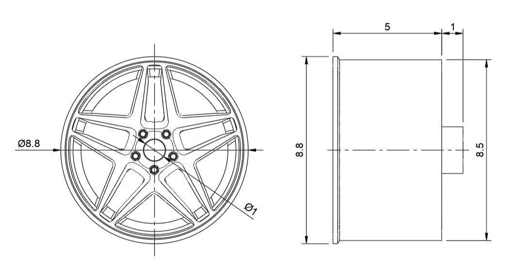KANESI ASTRO RIMS FOR DIECAST 64 SCALE 3D print model_3