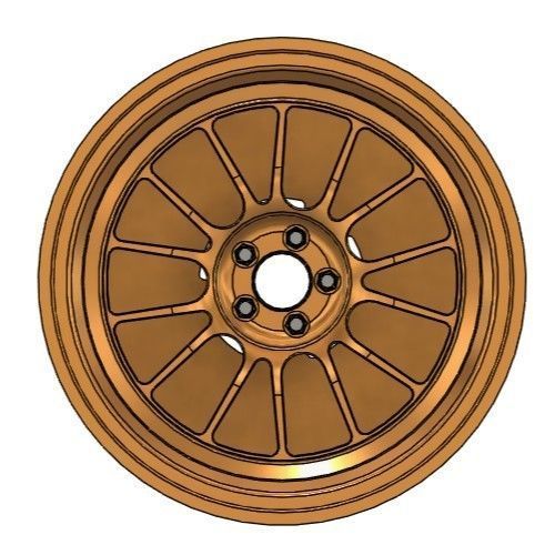 KANSEI CORSA RIMS FOR DIECAST 64 SCALE 3D print model_2