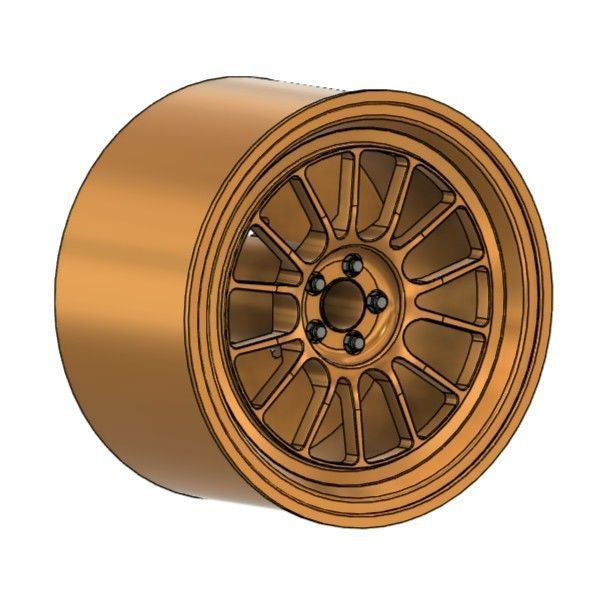 KANSEI CORSA RIMS FOR DIECAST 64 SCALE 3D print model_1