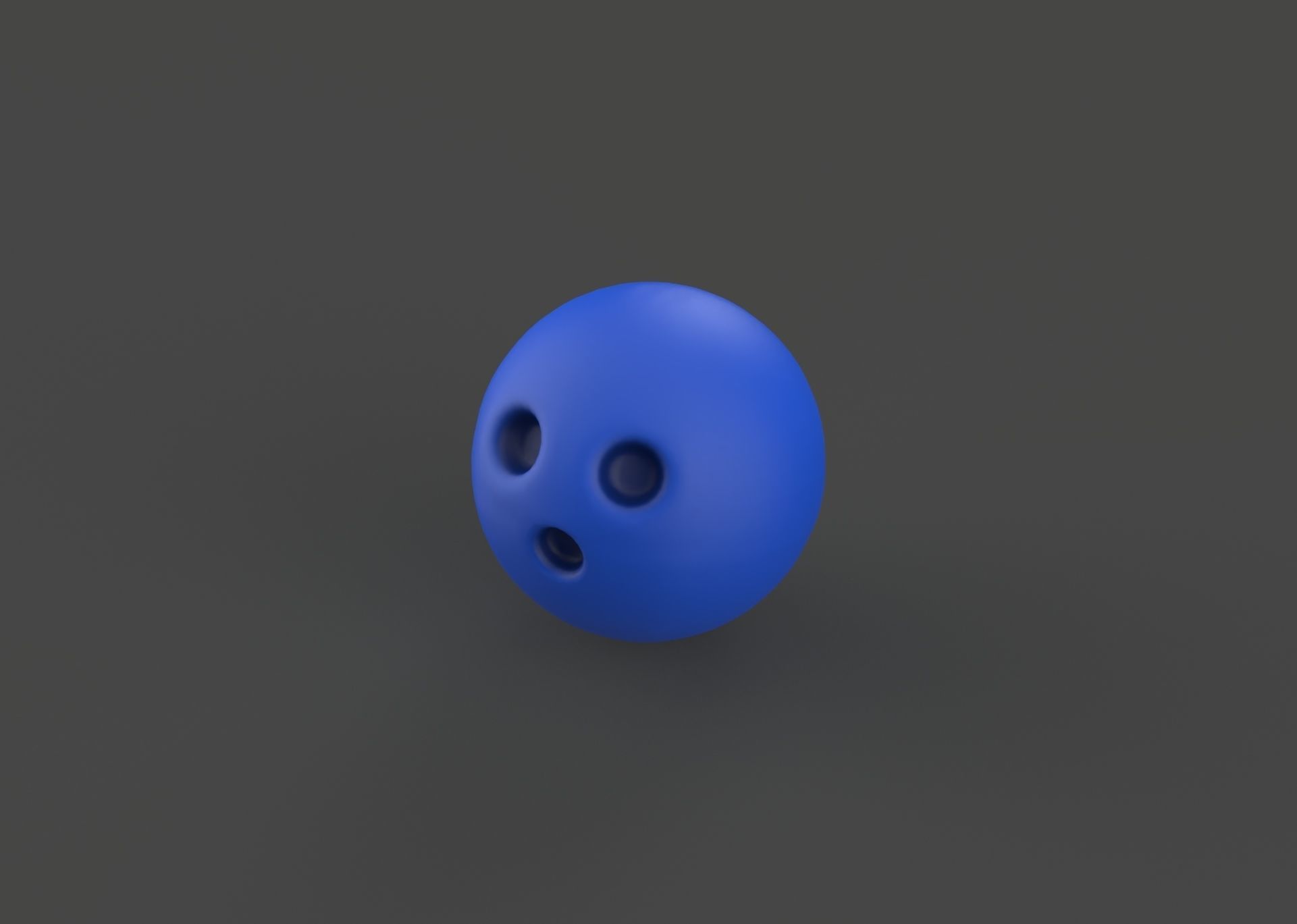 Bowling And Ball Bowling 3D Model low poly Low-poly 3D model_5