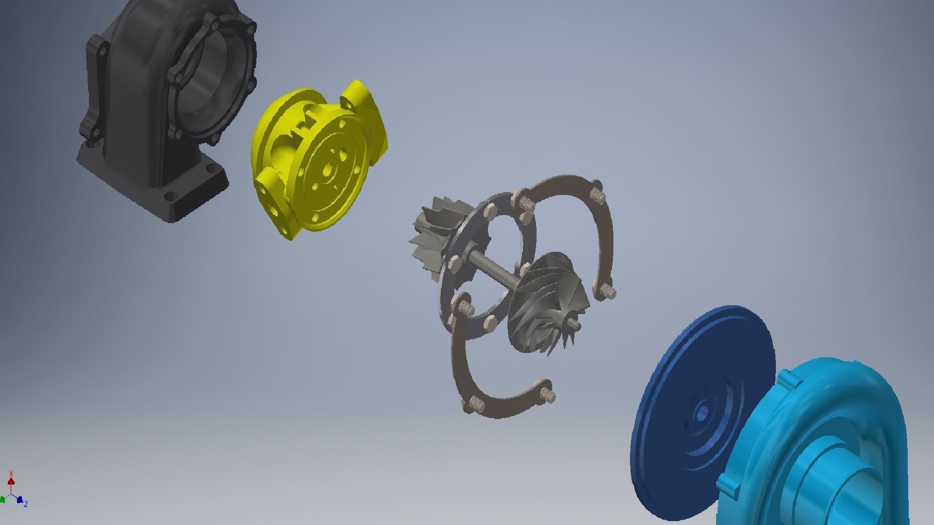 Turbocharger 3D Models  3D model_7