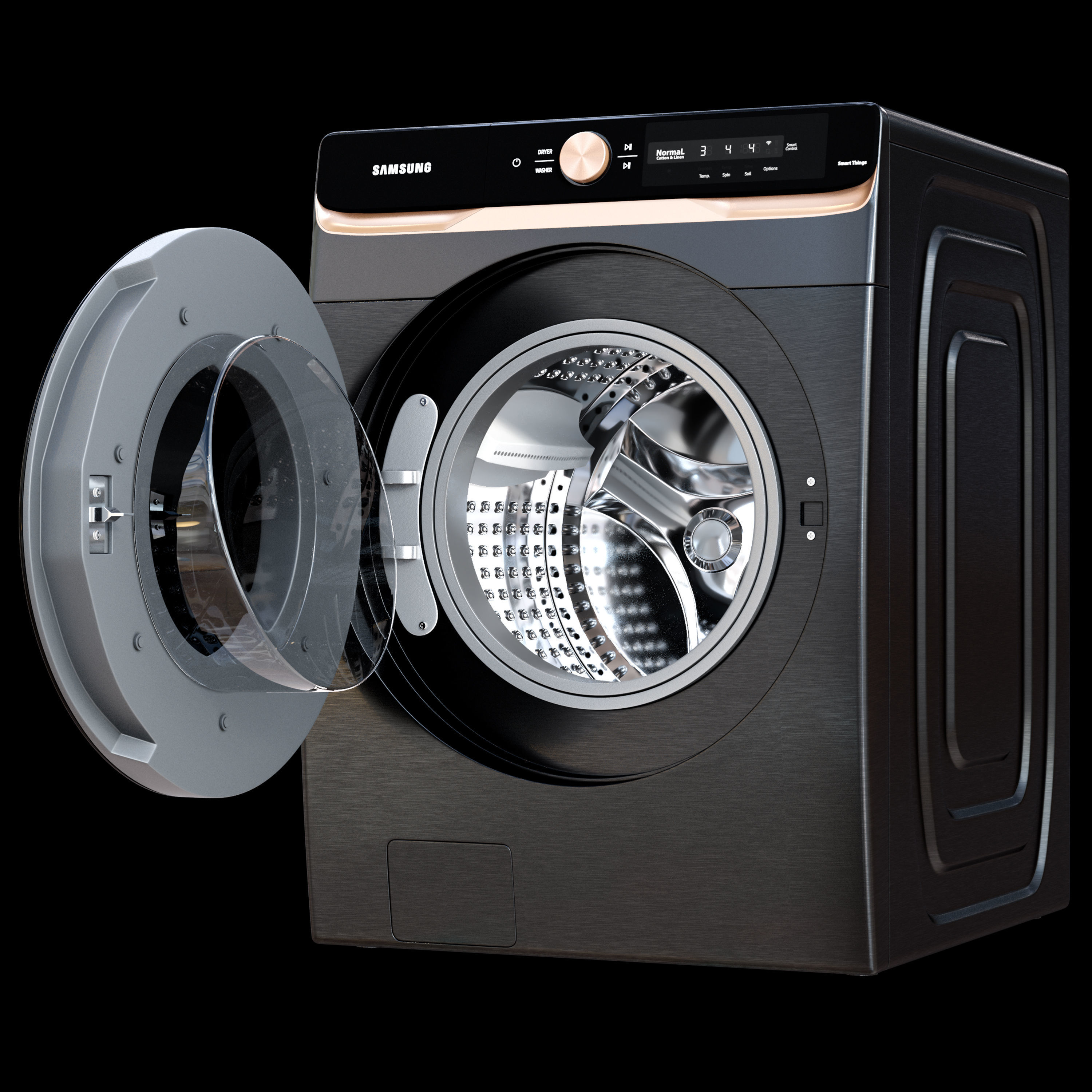 samsung washing machine 3D model_7