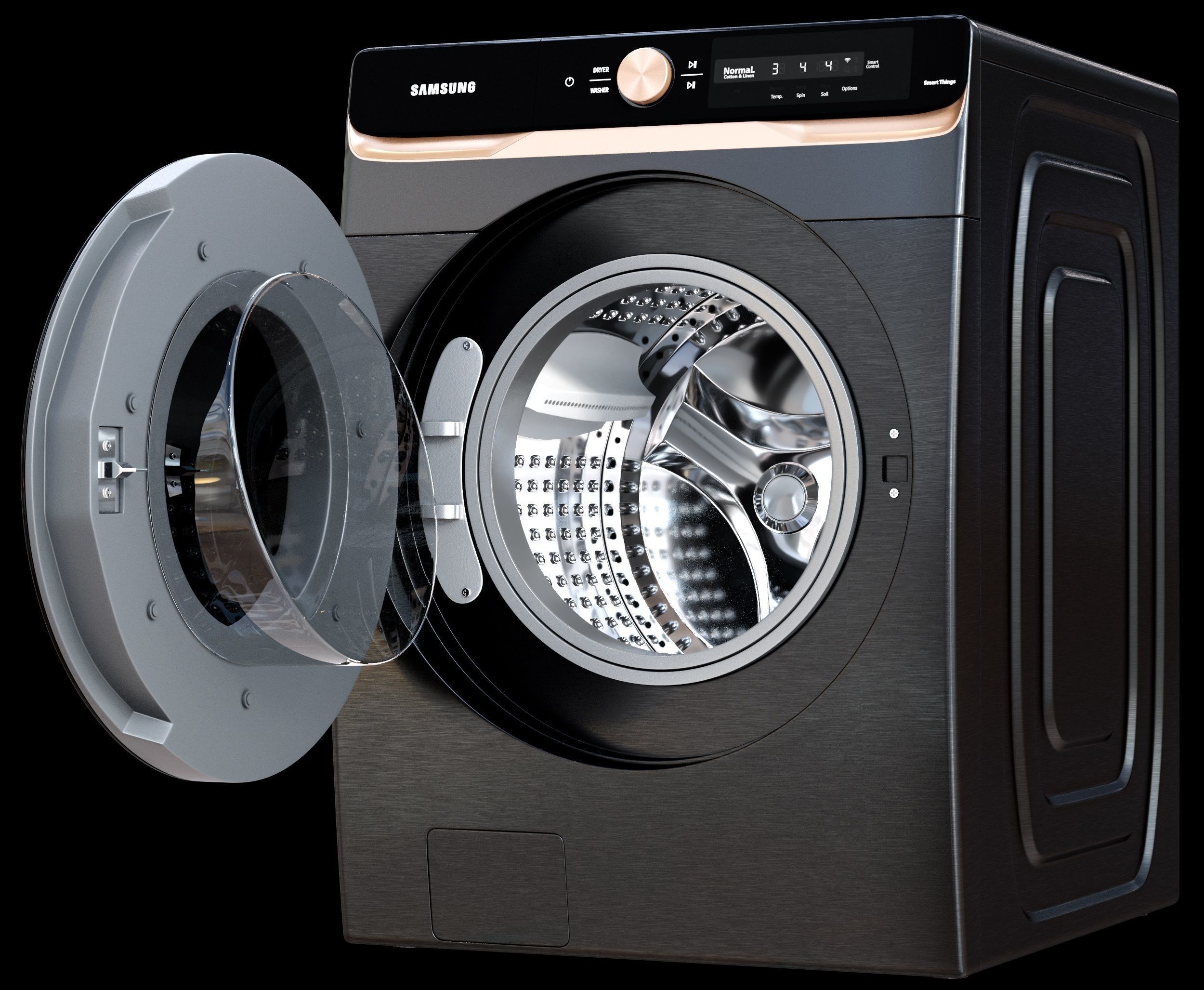 samsung washing machine 3D model_12