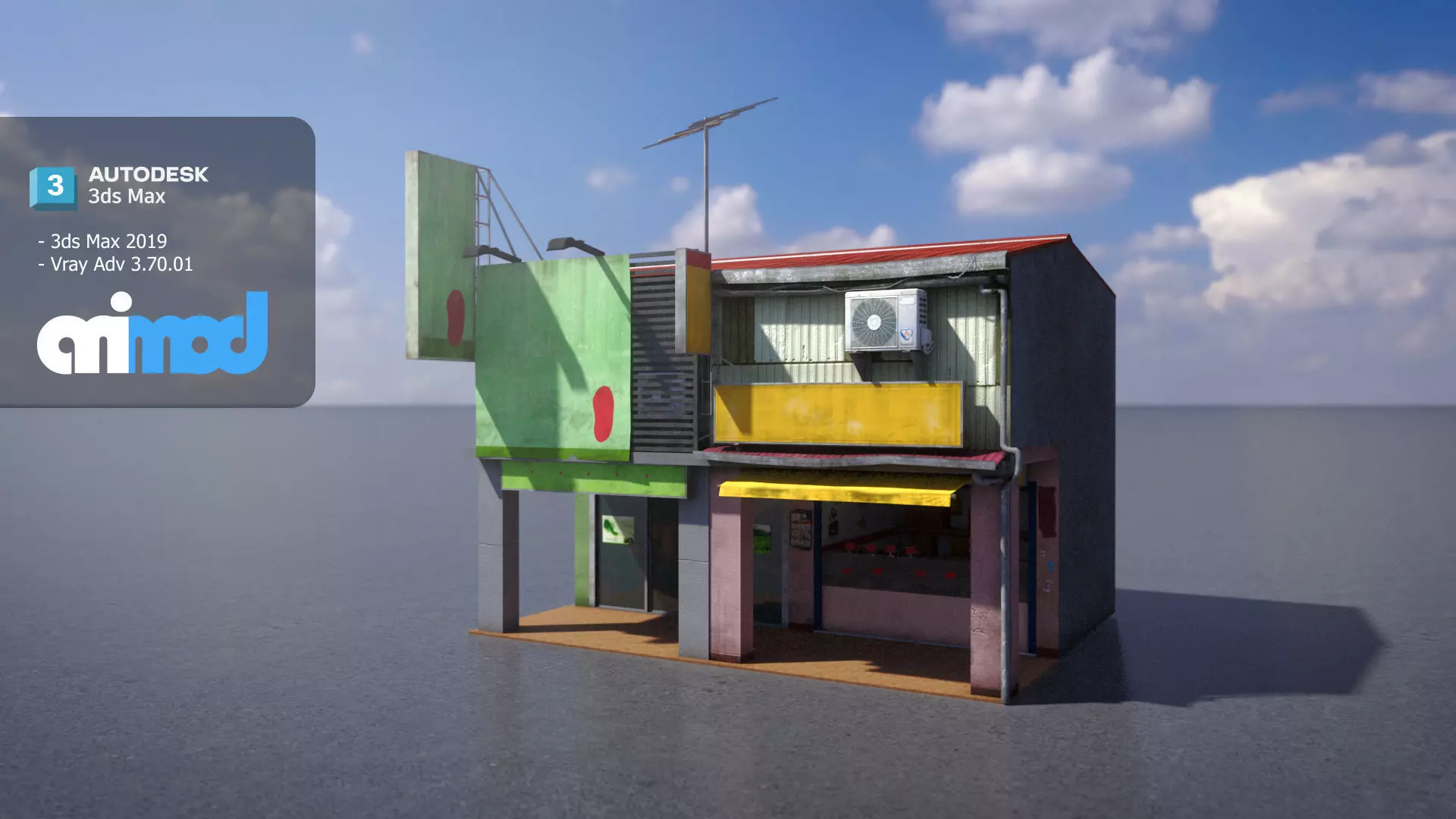 TW house 007 3D model_0