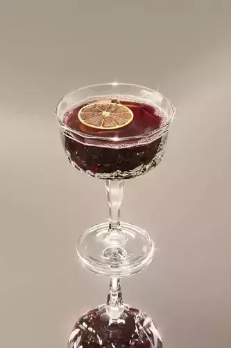 Black eye cocktail 3D model