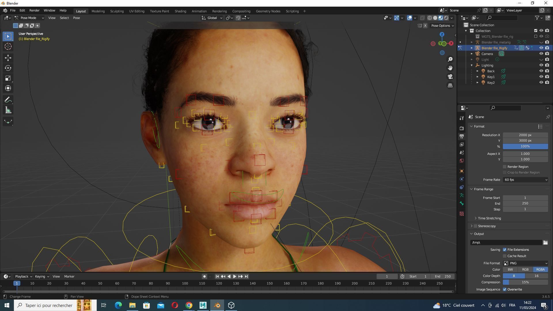 Dahlia - Realistic African American Girl Scanned AAA Low-poly 3D model_20