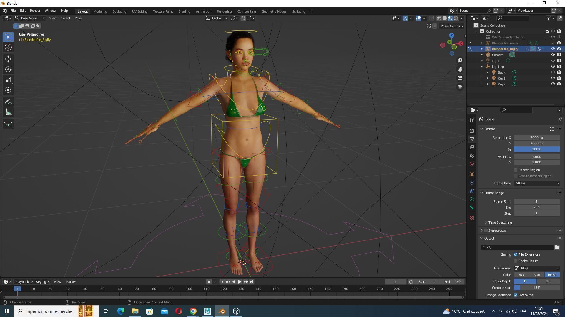 Dahlia - Realistic African American Girl Scanned AAA Low-poly 3D model_19