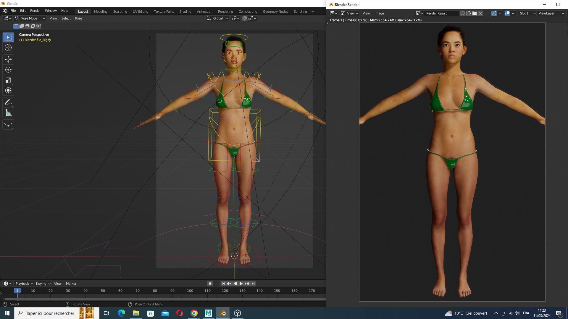 Dahlia - Realistic African American Girl Scanned AAA Low-poly 3D model_22