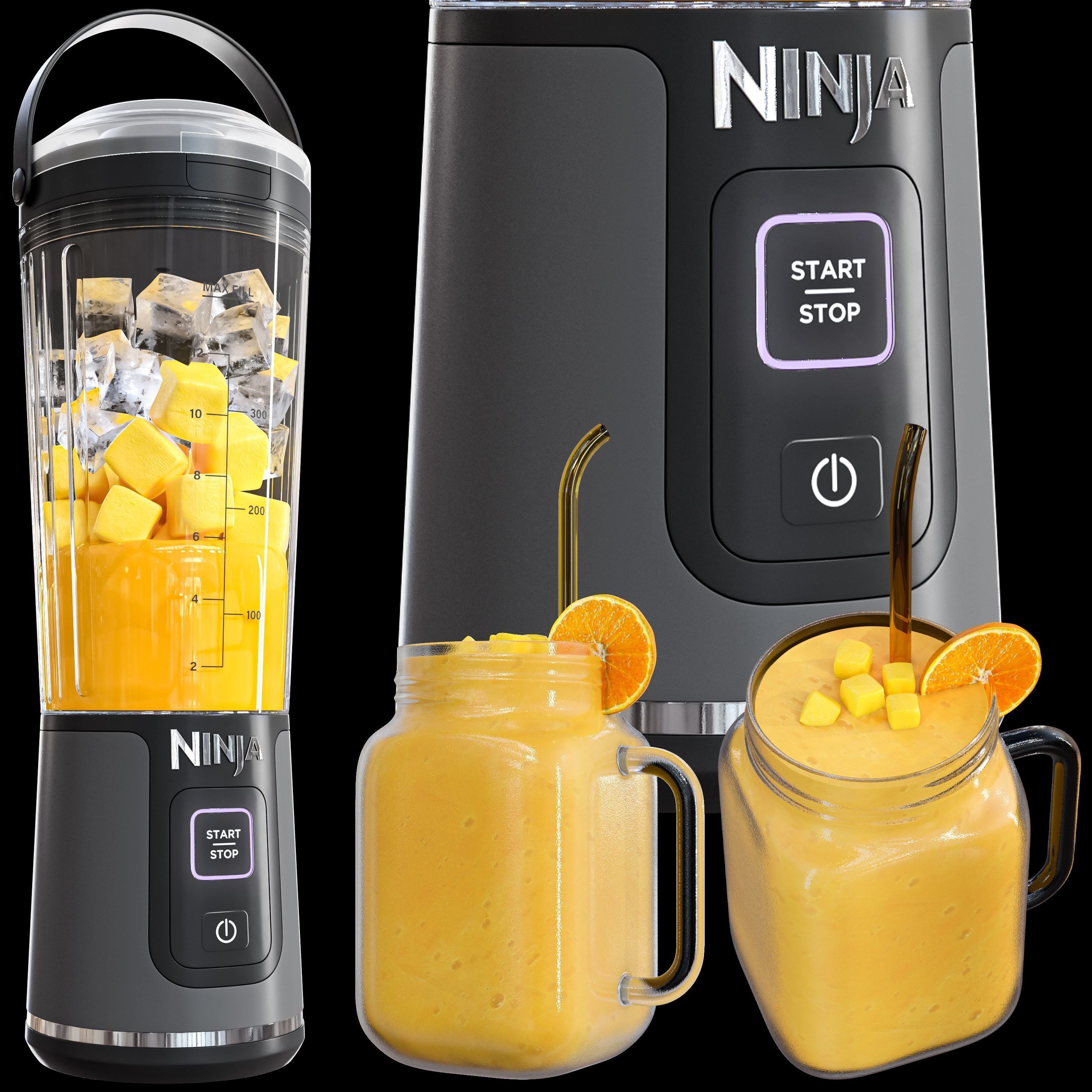 ninja blast blender 3D model_1