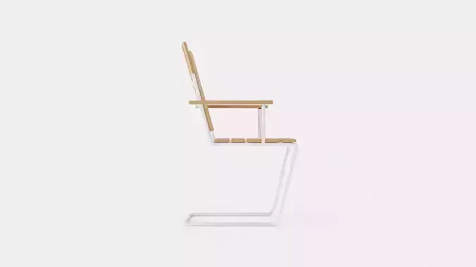 Armchair A2 Low-poly 3D model