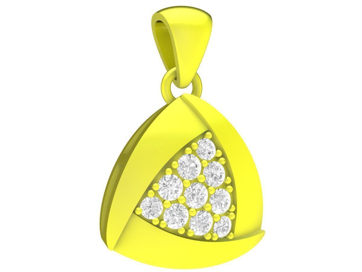A4741 Cute Diamond Women Pendant 3D Model 3D print model_4