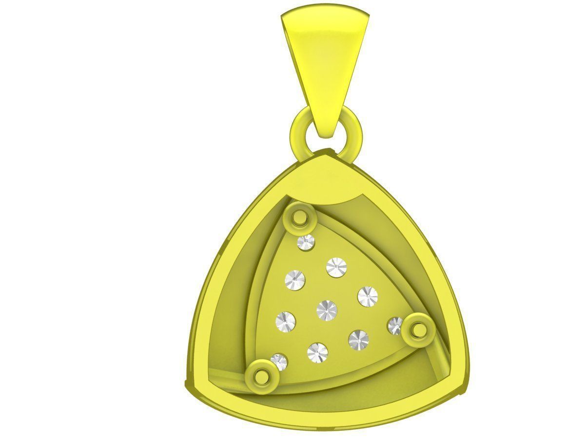 A4741 Cute Diamond Women Pendant 3D Model 3D print model_3