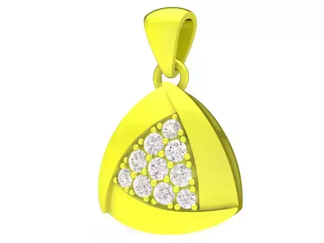 A4741 Cute Diamond Women Pendant 3D Model