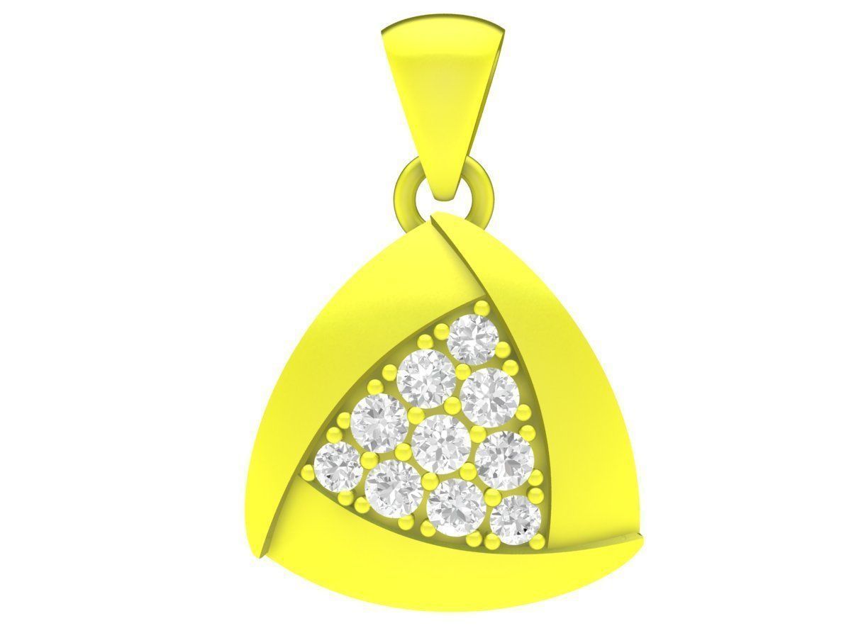 A4741 Cute Diamond Women Pendant 3D Model 3D print model_1