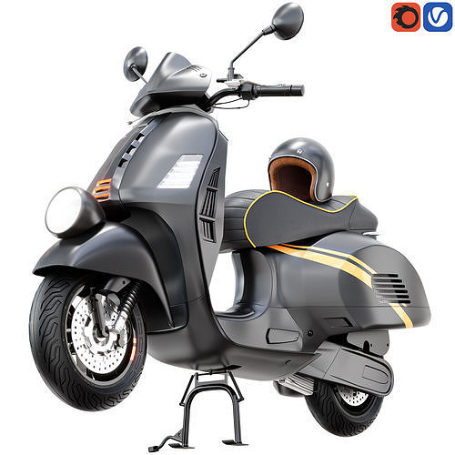 vespa gtv 300 3D model