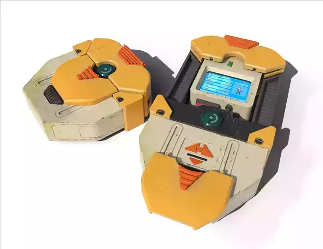 Pokemon pokenau console Low-poly 3D model
