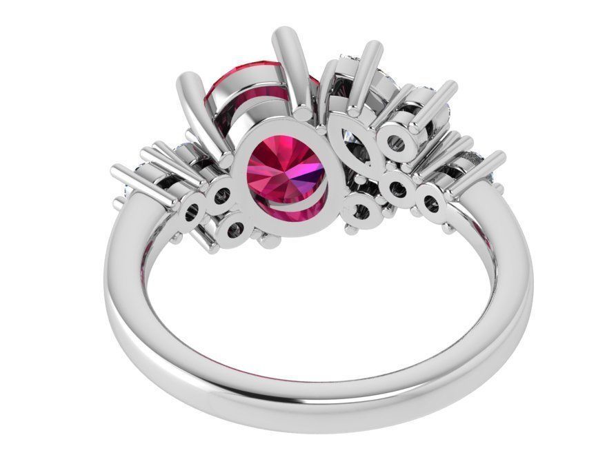 Basket Setting Ring 3870 3D print model_3