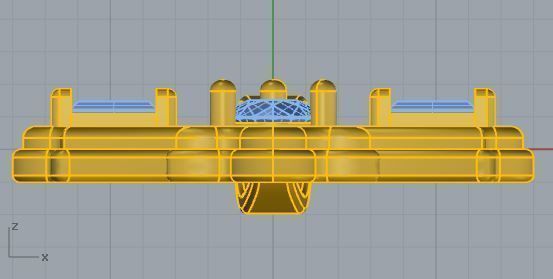 Cross Pendant 3871 3D print model_5