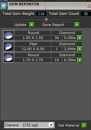 Pear Double Halo Ring 3875 3D print model_8