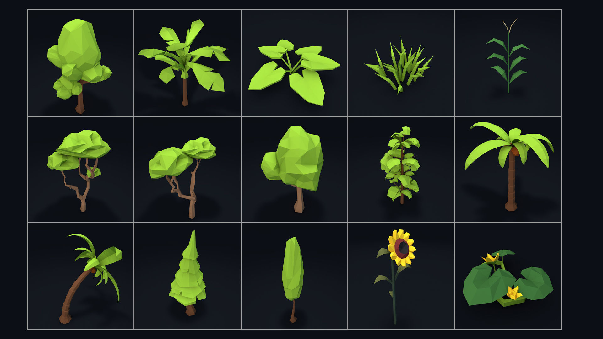 Low Poly City Mega Pack 2 Collection Low-poly 3D model_79