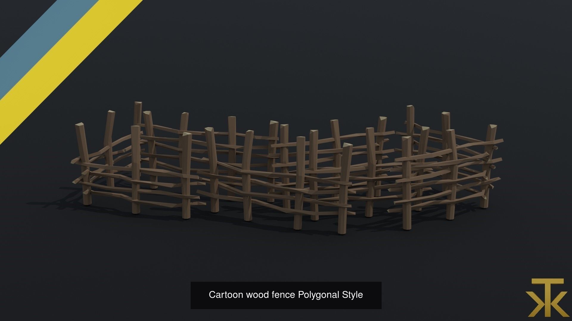 Cartoon medieval Ukraine village asset Polygonal Style 3D Model Collection_2
