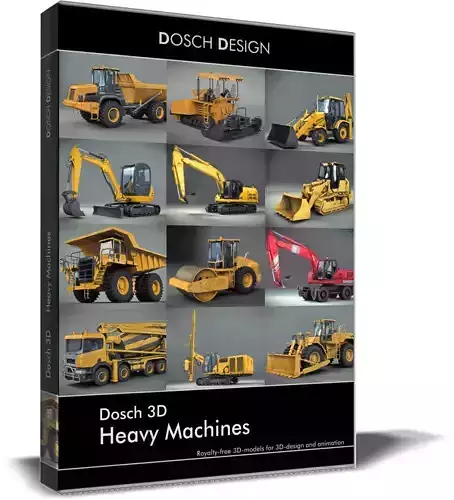 Dosch 3D - Heavy Machines 3D model